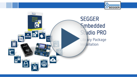 SEGGER Embedded Studio PRO: Library Package Installation