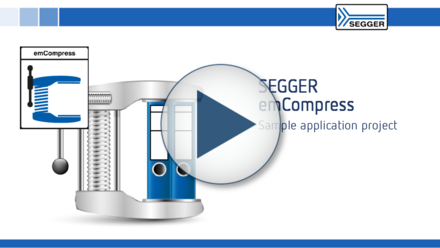 SEGGER emCompress: Sample application project