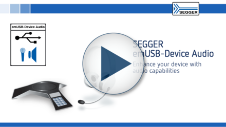 SEGGER emUSB-Device Audio: Enhance embedded devices with audio capabilities via USB