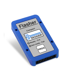 Flasher Compact, blue with SEGGER logo